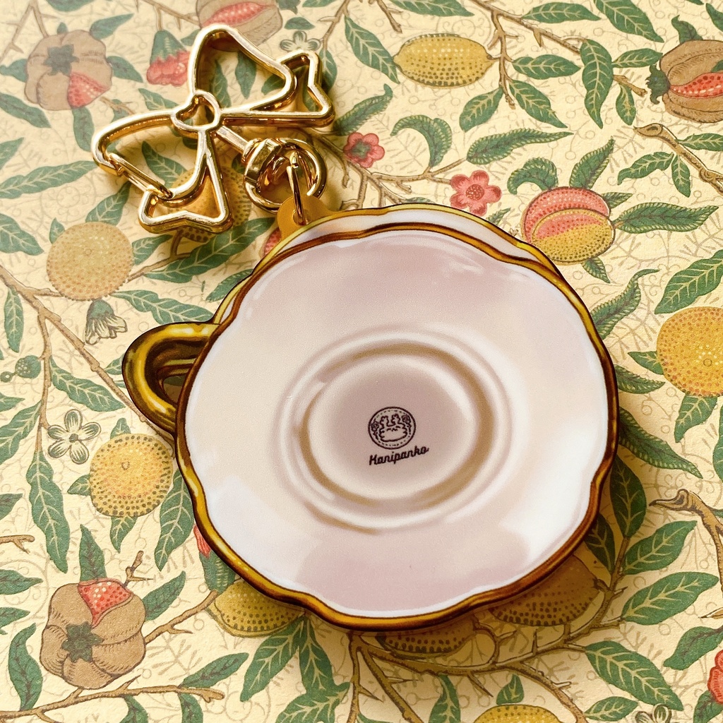 香×菊 ゆらゆらグリッターオイルアクキー