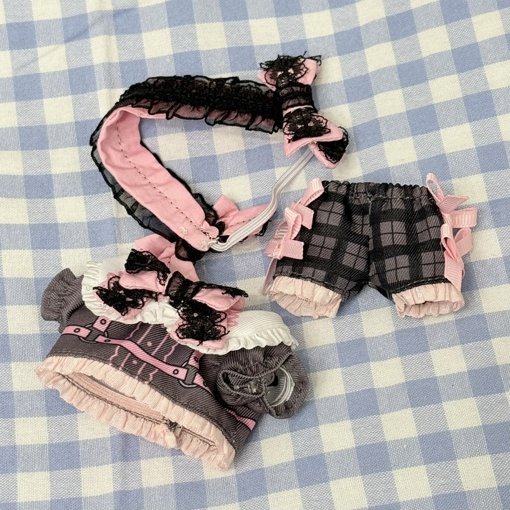 メンズ地雷系服(服のみ)※10cm~13cmぬい服