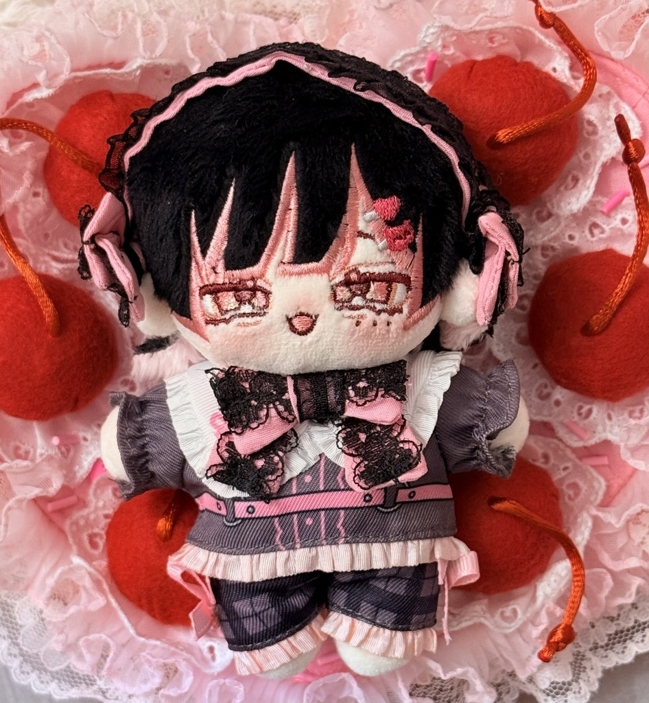メンズ地雷系服(服のみ)※10cm~13cmぬい服