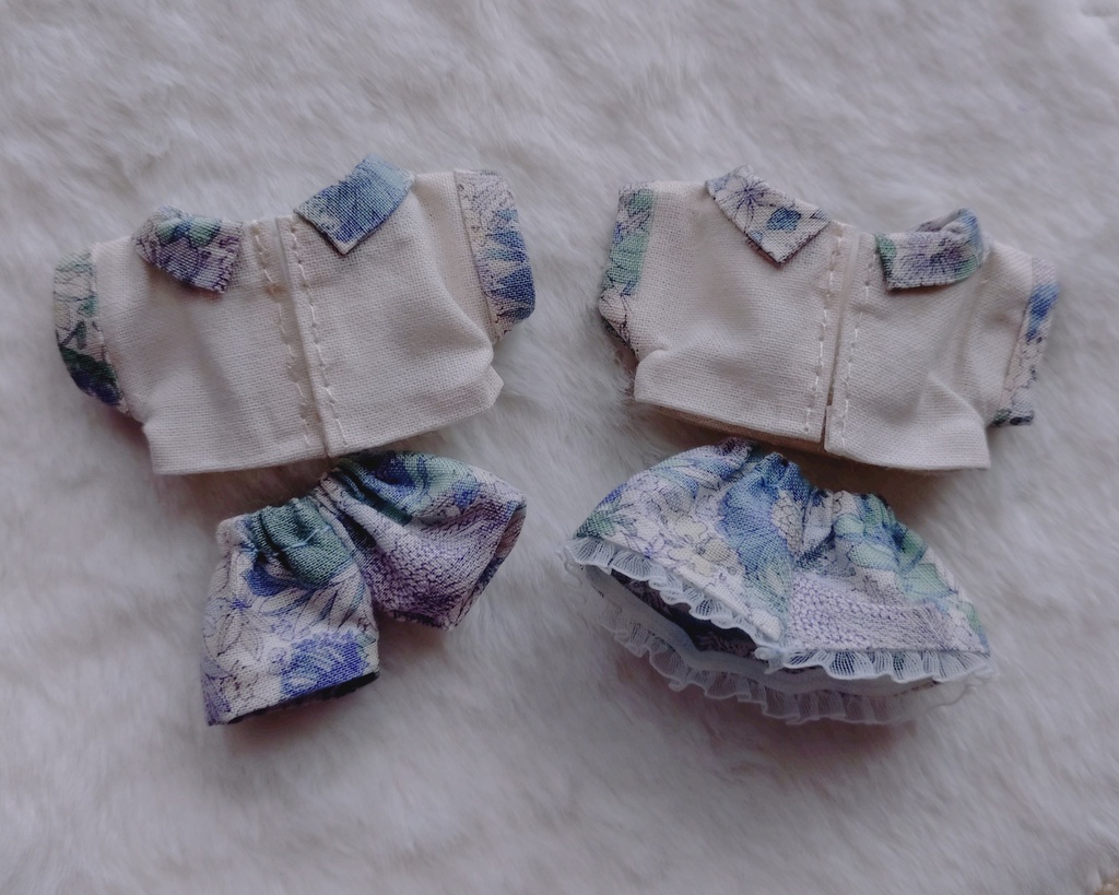 お花のセットアップ(10cmぬい用)追加分