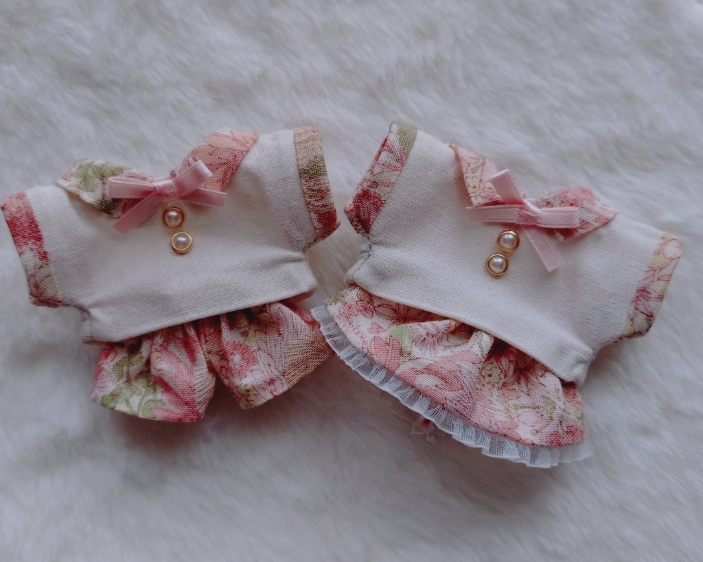 お花のセットアップ(10cmぬい用)追加分