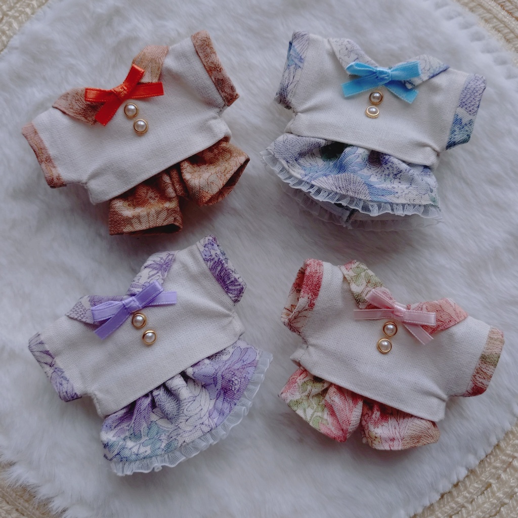 お花のセットアップ(10cmぬい用)追加分
