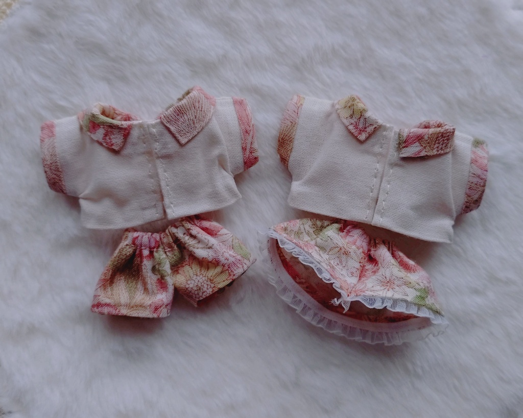 お花のセットアップ(10cmぬい用)追加分