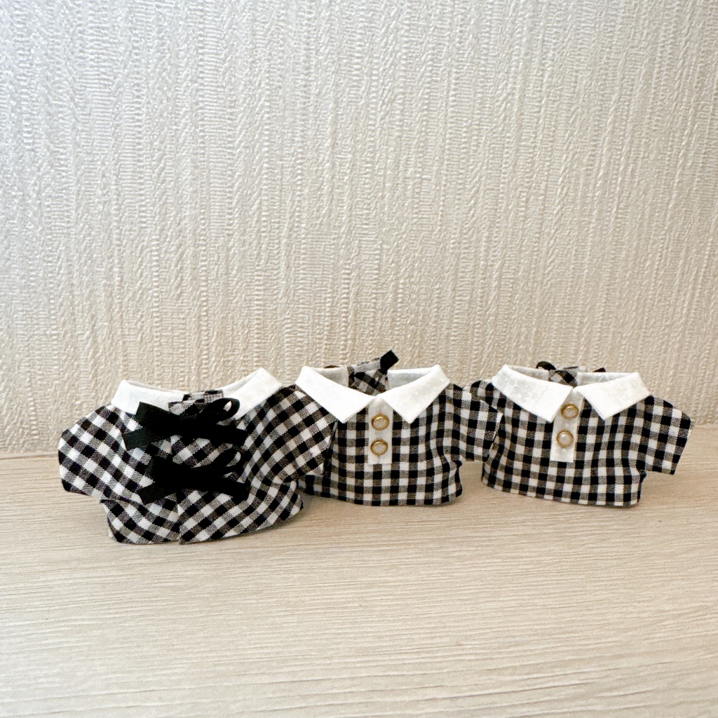 ギンガムポロシャツ