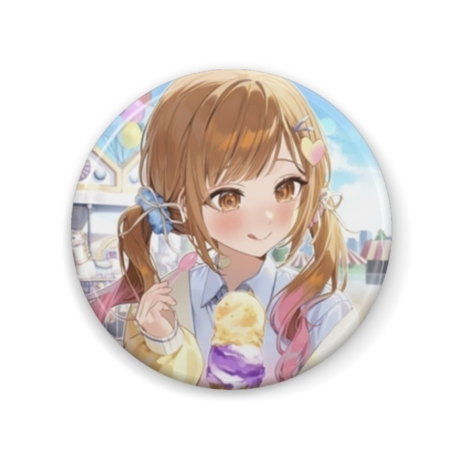 〖 数量限定 〗放課後あいす🍨🥄アクリルスタンド&缶バッジ