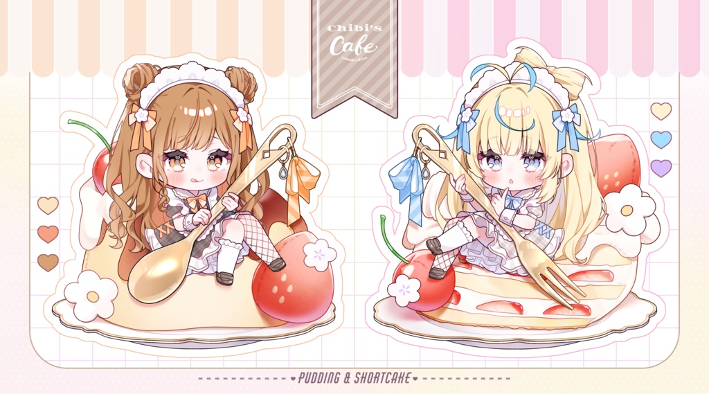 〖 数量限定 〗放課後あいす🍨🥄アクリルスタンド&缶バッジ