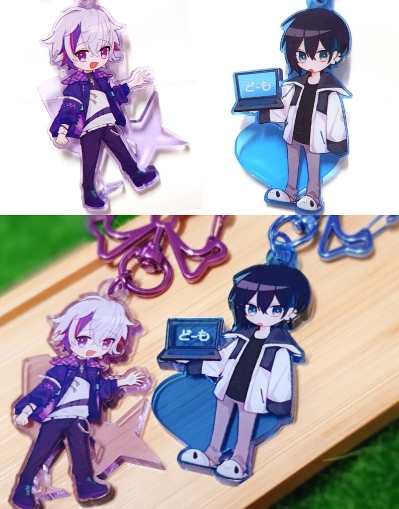 【非公式】〈不破湊、黛灰〉アクリルキーホルダー