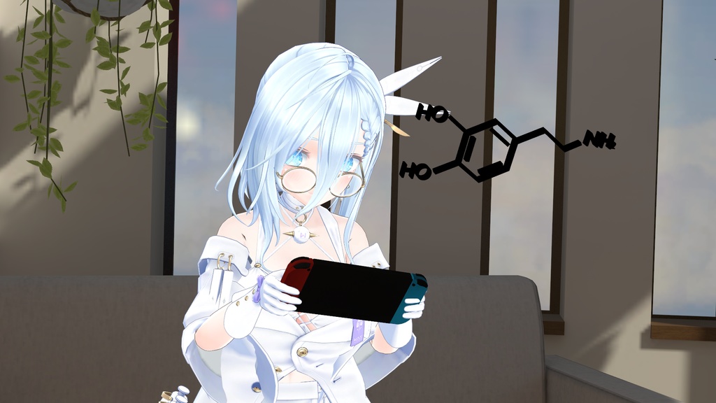 【3Dモデル】理系構造式シリーズvol.2【アドレナリン・セロトニン・ドパミン】