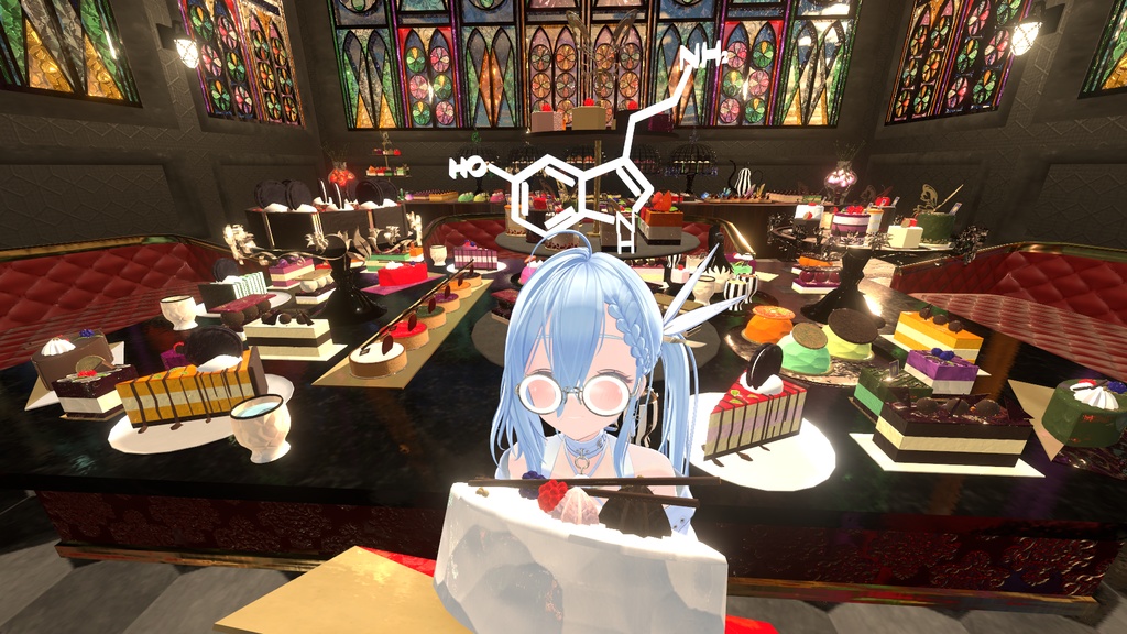 【3Dモデル】理系構造式シリーズvol.2【アドレナリン・セロトニン・ドパミン】