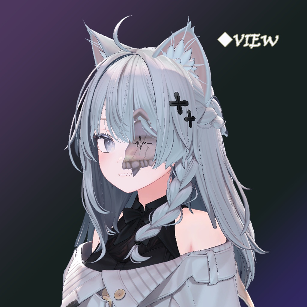 【9アバター対応】夜想曲~Nocturne~ グリムリーパー・スカルマスク【MA対応】