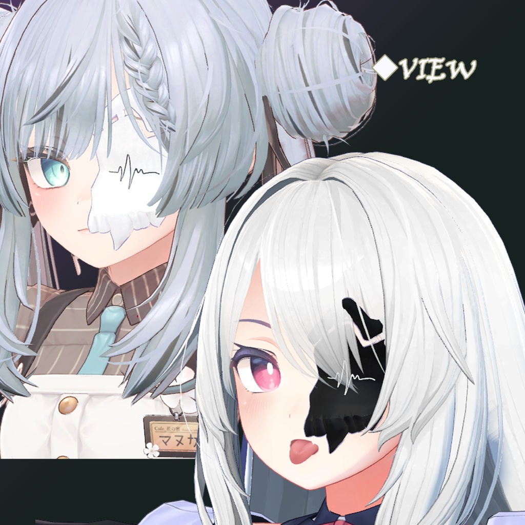 【9アバター対応】夜想曲~Nocturne~ グリムリーパー・スカルマスク【MA対応】