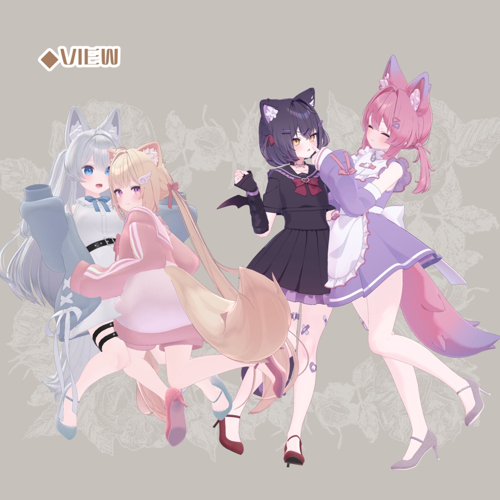 【70アバター対応】High heels ~xoxo~