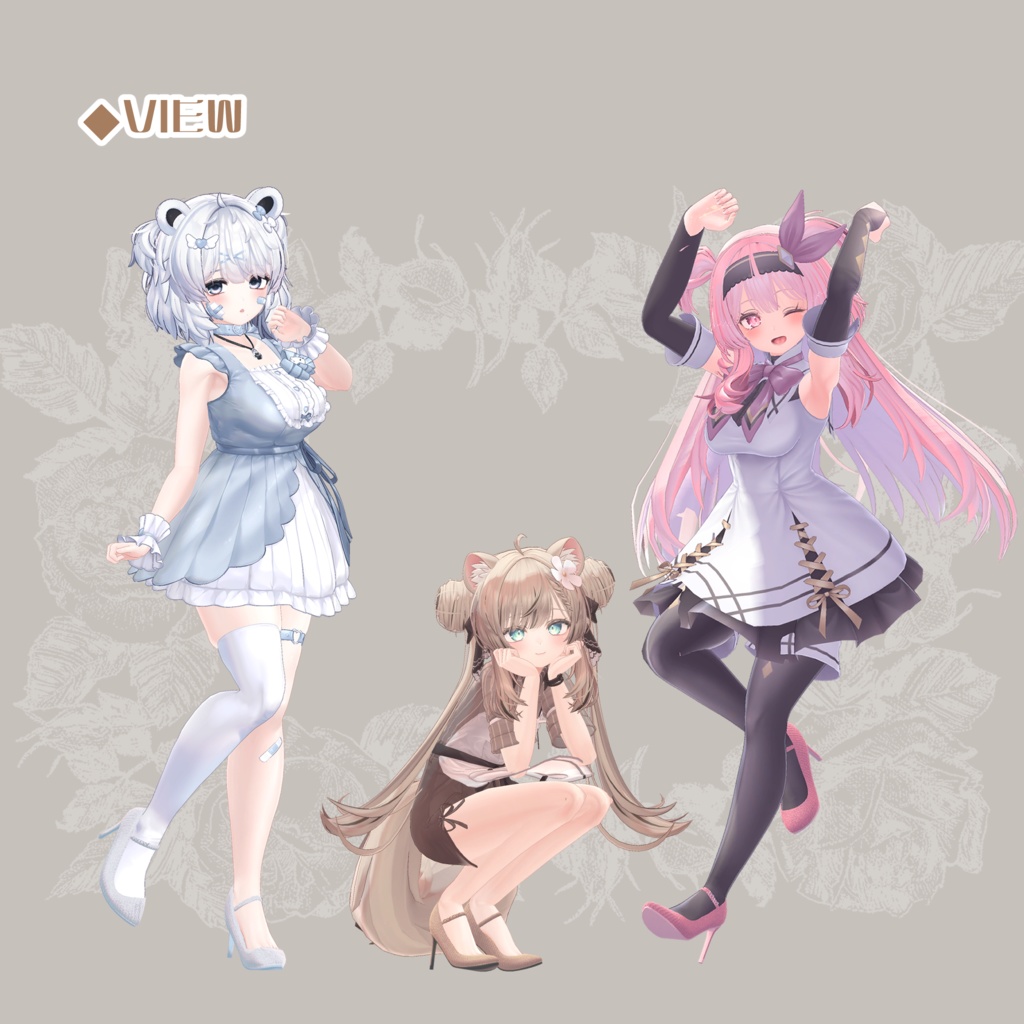 【61アバター対応】High heels ~xoxo~