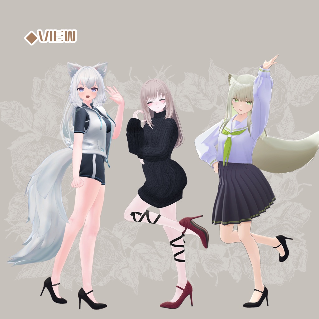 【51アバター対応】High heels ~xoxo~