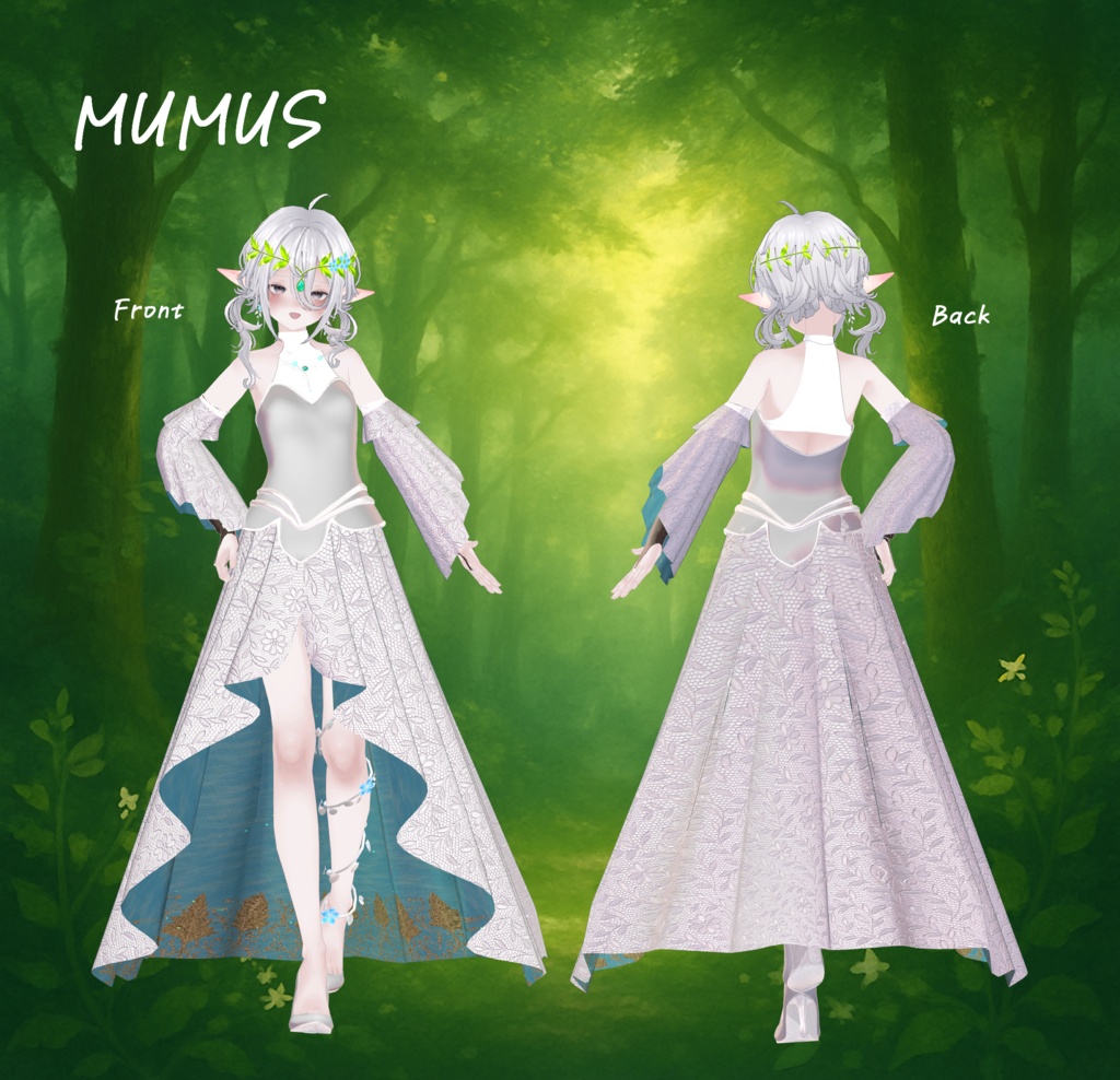 【5アバター対応】Mythwood Vestige —森語りの衣—【MA対応】