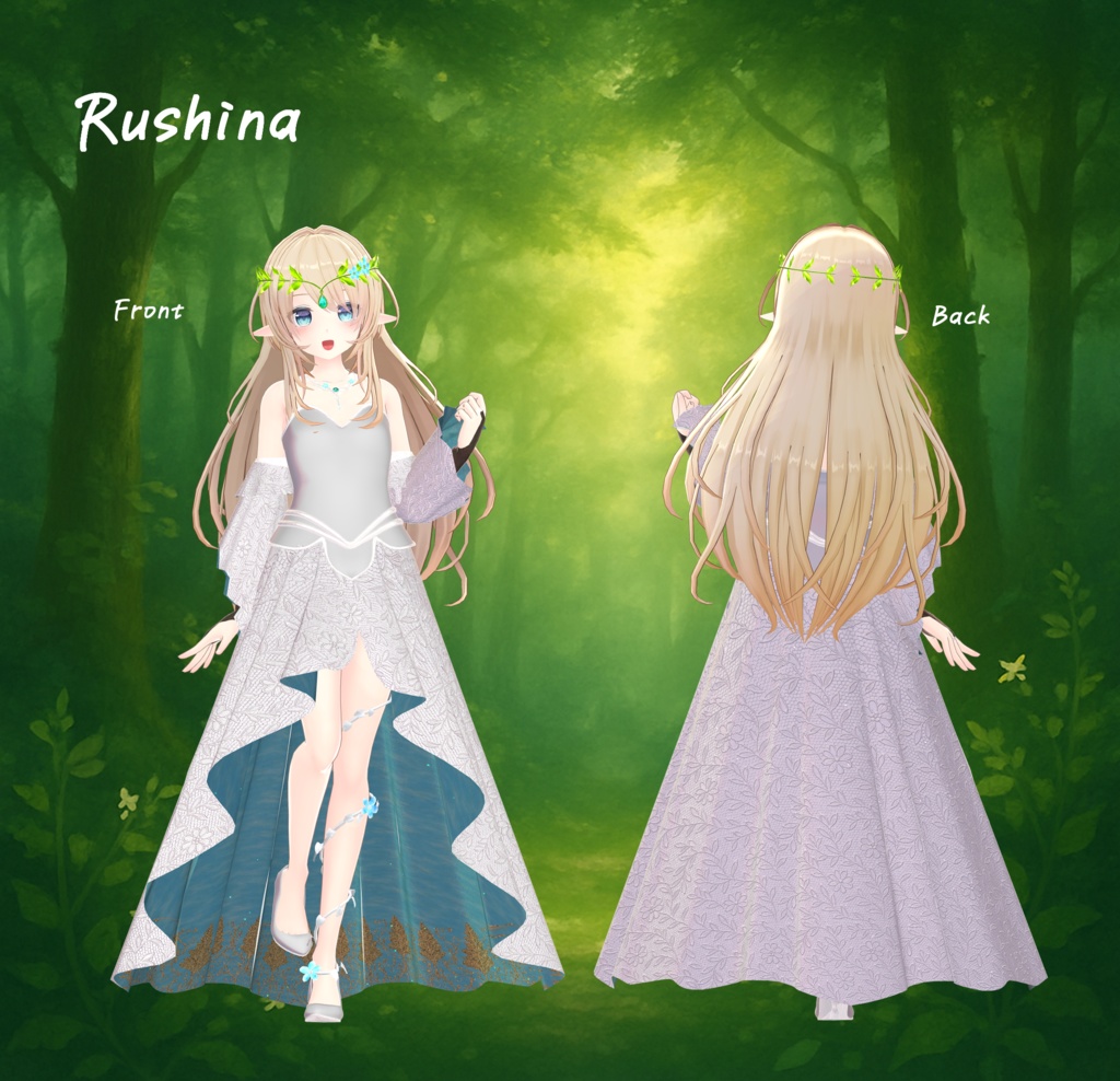 【5アバター対応】Mythwood Vestige —森語りの衣—【MA対応】