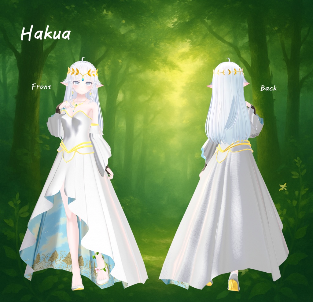 【5アバター対応】Mythwood Vestige —森語りの衣—【MA対応】