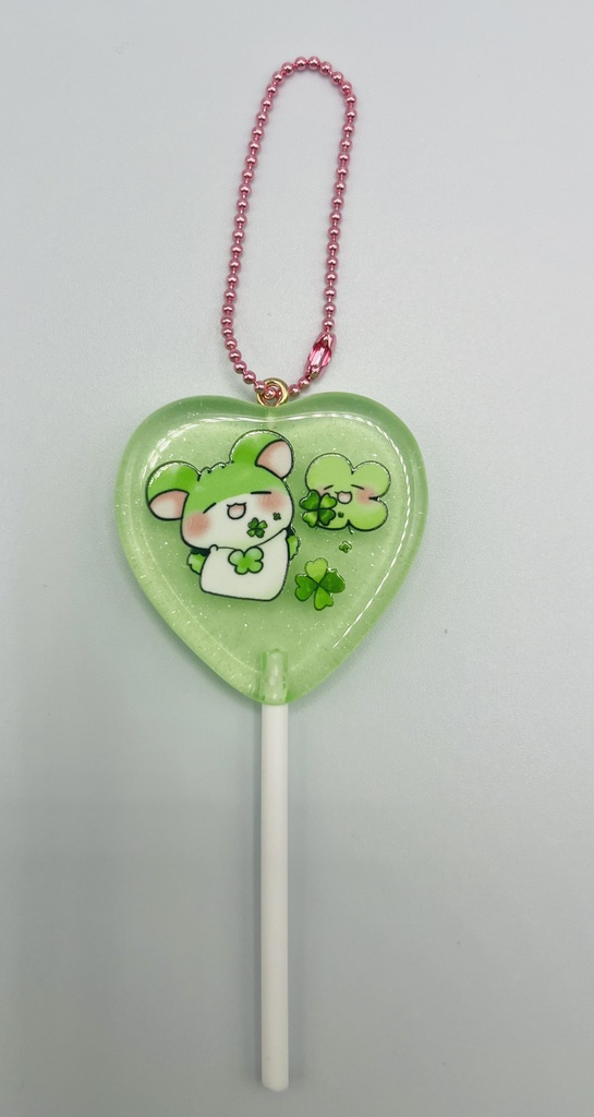 ペロキャンキーホルダー(グリーン)