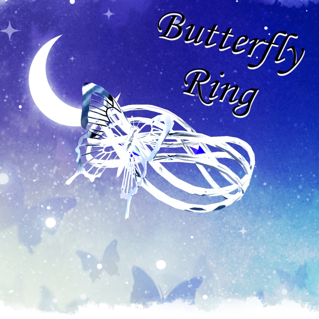 「羽が動く」Butterfly Ring