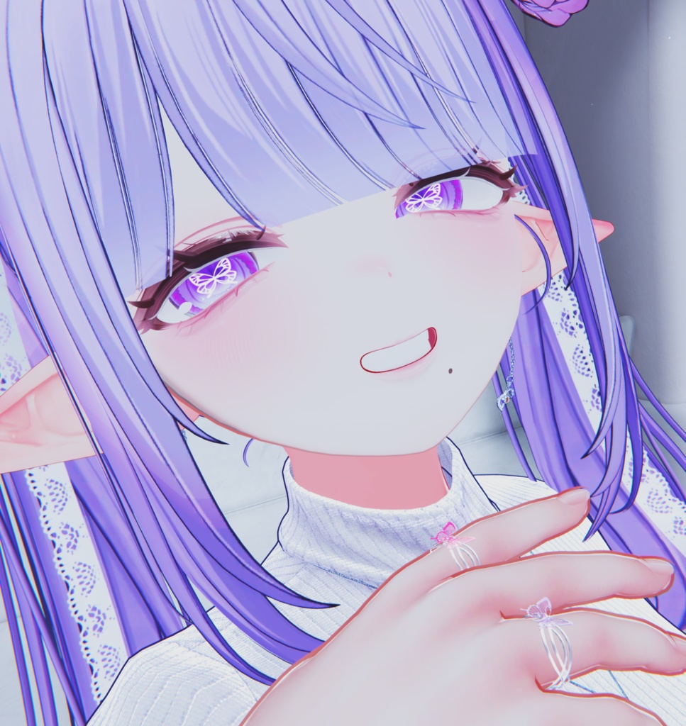 「羽が動く」Butterfly Ring