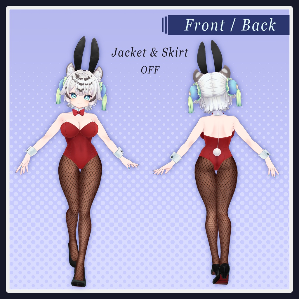 【6アバター対応】Luxury Casino Bunny【MA設定済み】