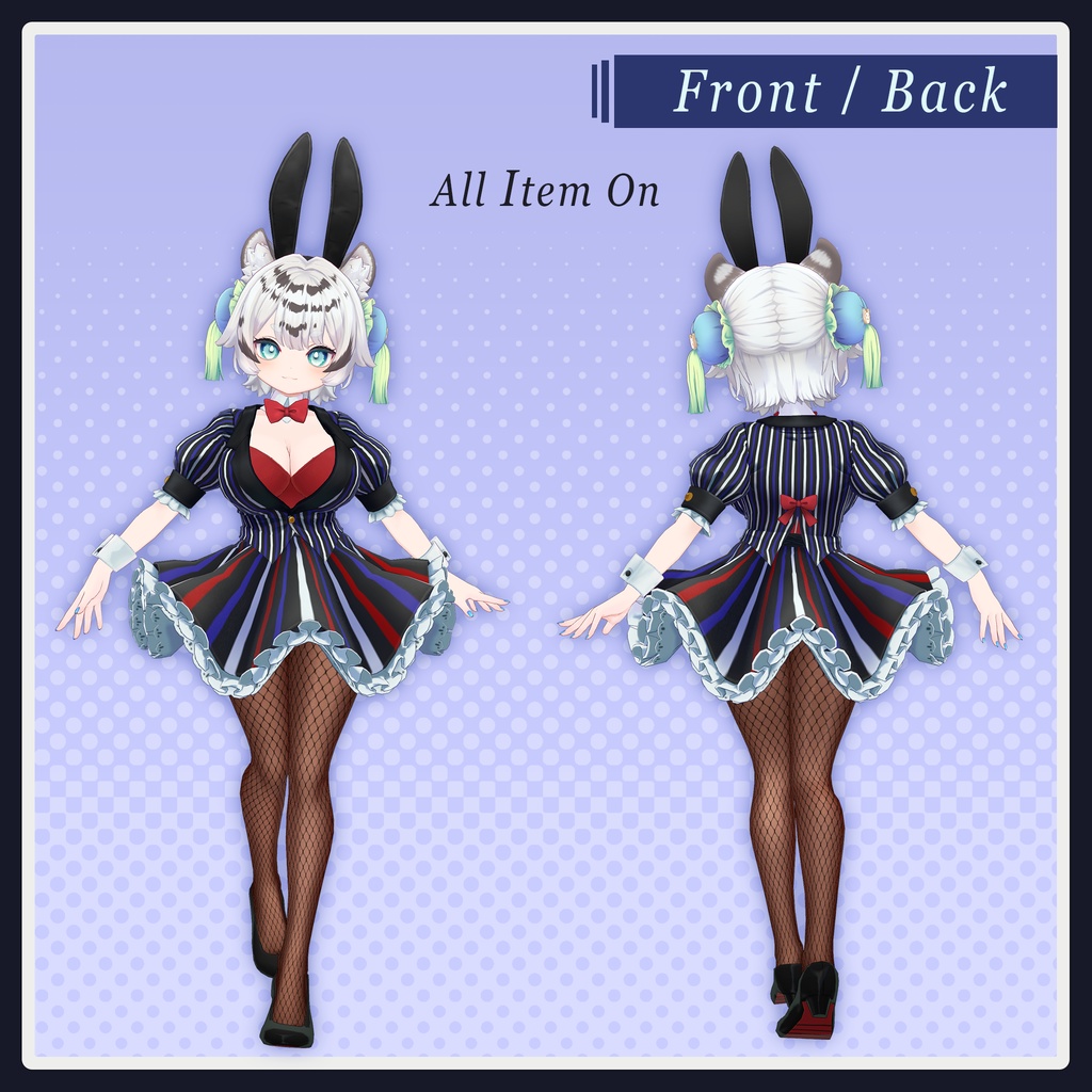 【6アバター対応】Luxury Casino Bunny【MA設定済み】