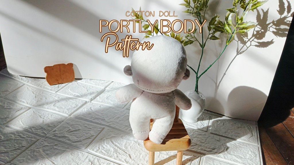 Portly Human Plush Pattern