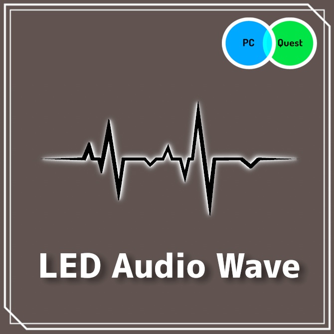 【VRChat】LED Audio Wave