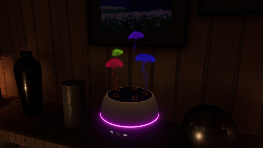 【VRChat】クラゲミスト加湿器|ワールド・アバター対応|Quest対応 / Jellyfish Humidifier