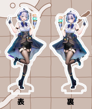 【冬木ゆき】両面アクリルスタンド【C107】