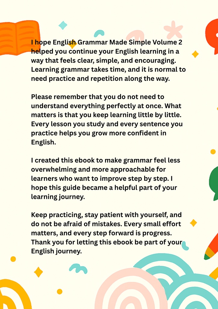 English Grammar Made Simple Volume 2