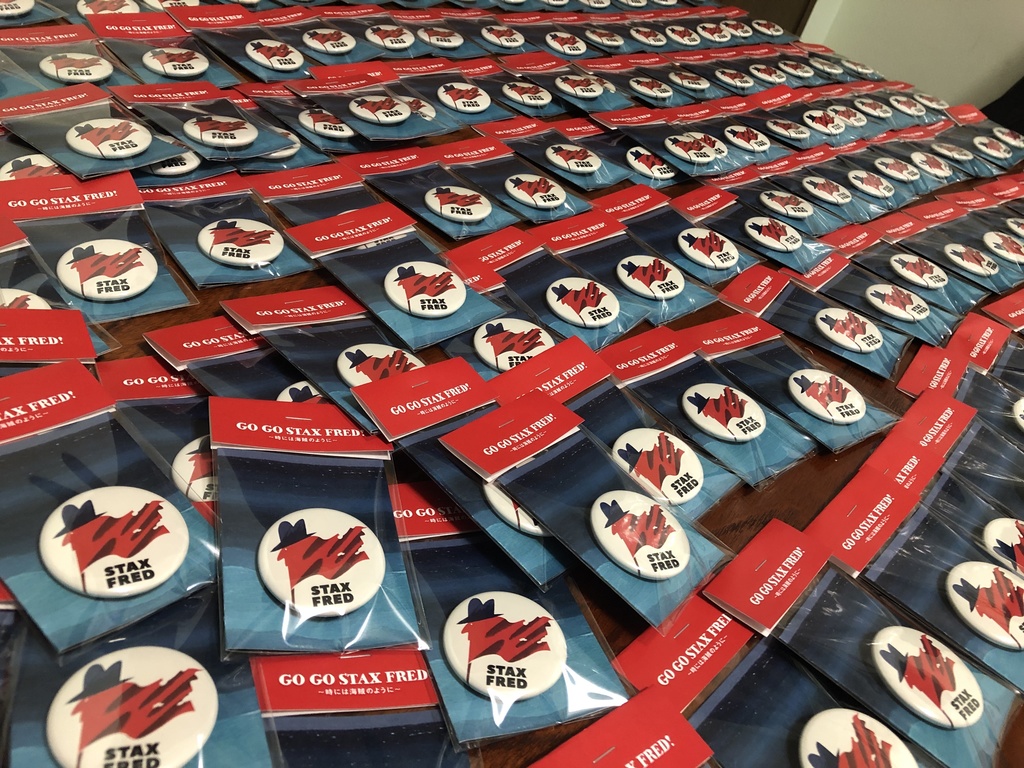 新高円寺STAXFRED支援・海賊缶バッジ