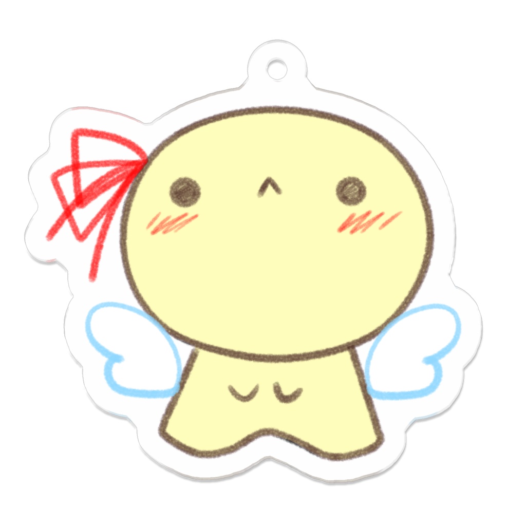 黄色い天使 アクリルキーホルダー