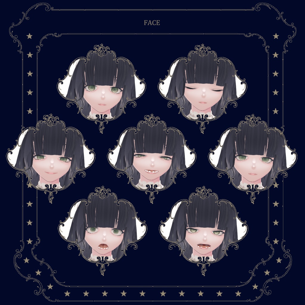 【VRoidモデル】メリノ【2体セット】