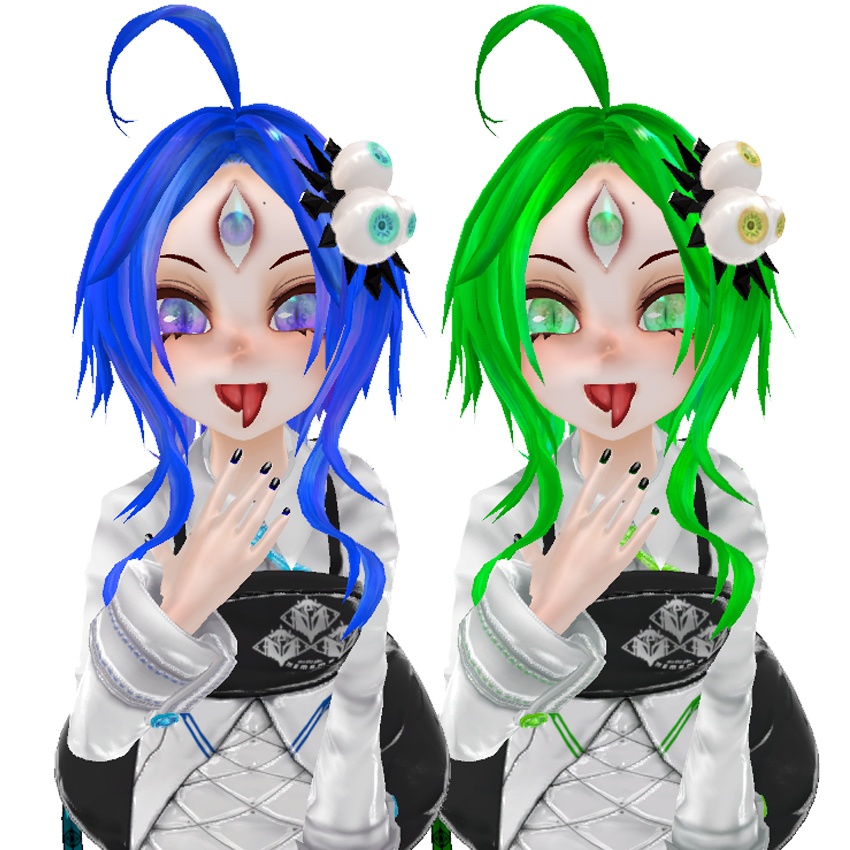 値下げしました【VRChat・VRM】『MEMEME』【アニメーション付き3Dモデル】