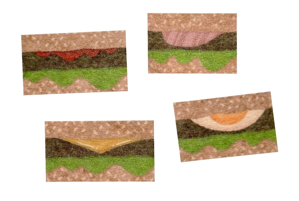 マスキングテープ(ハンバーガー)