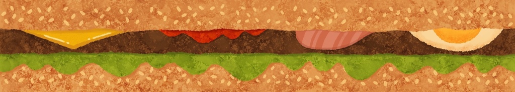 マスキングテープ(ハンバーガー)