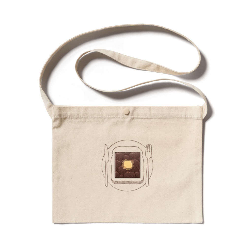 缶バッジ(あんバター)