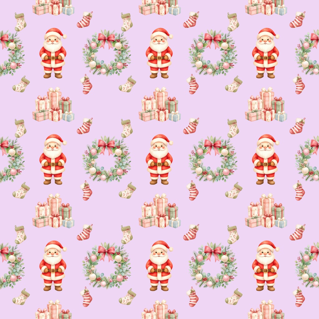 クリスマス デジタルペーパー 大人かわいい柄 5枚セット