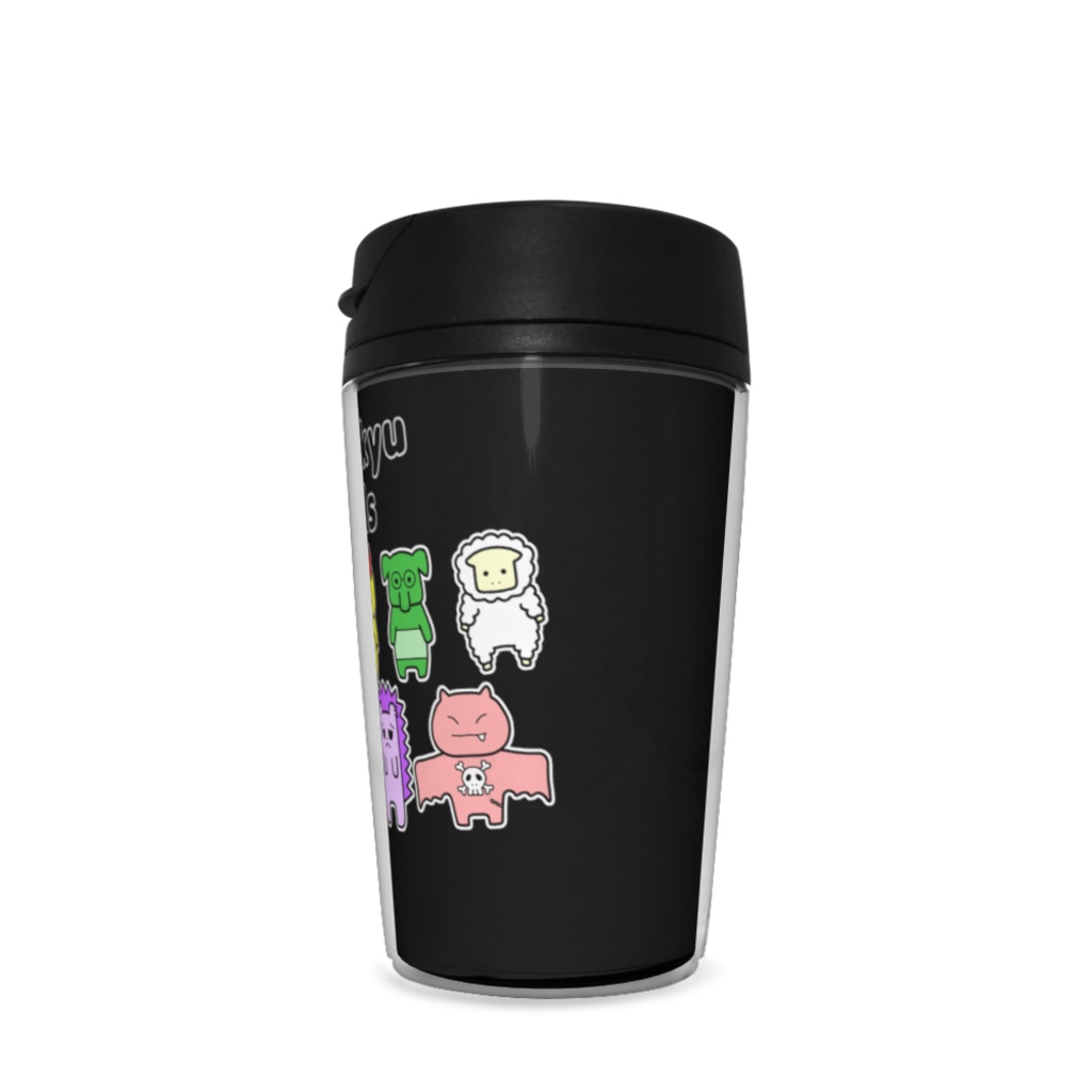 なかよし!肩脱臼あにまるずタンブラー ブラックver.