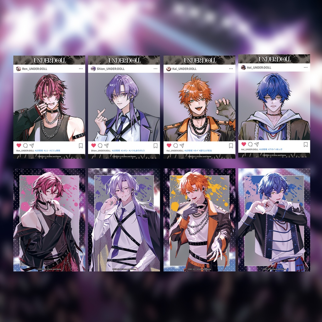 UNDER:DOLL ランダムクリアカード ※受注販売商品