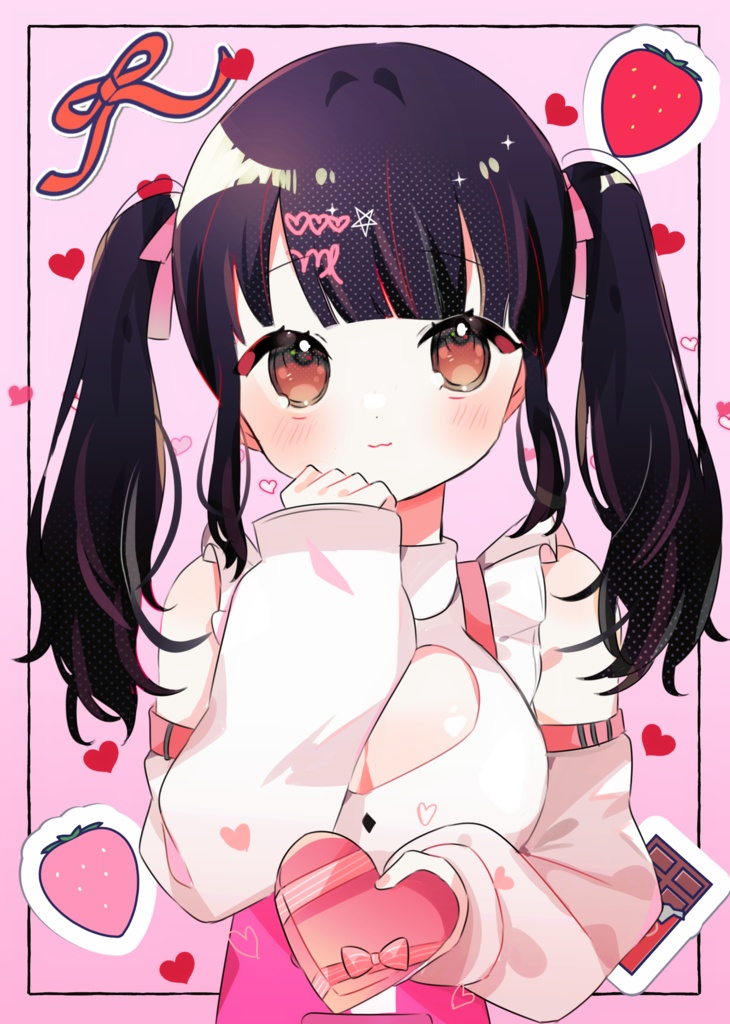 花凛バレンタインイラスト