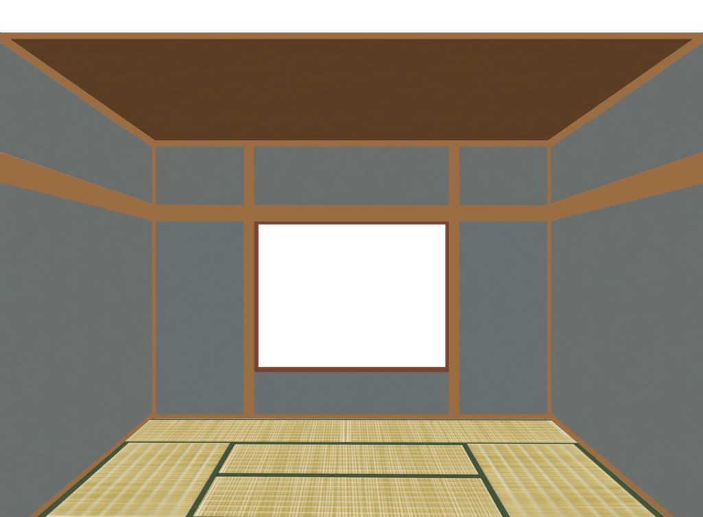 【無料】TRPG夏シナリオ向けイラスト素材1 和室、畳、古民家、和風