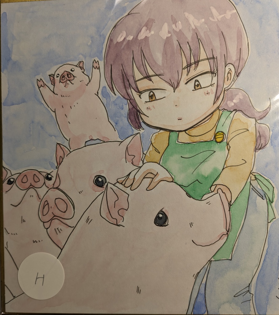 ミニ色紙ランダム【描き下ろしも選べる】2026年ふた学20頒布