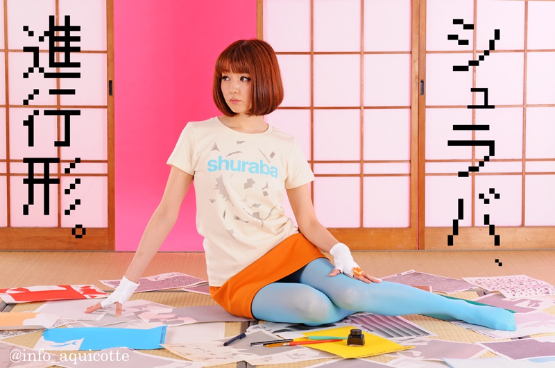 〝トーンカスまみれ〟shuraba Tシャツ(ナチュラル)