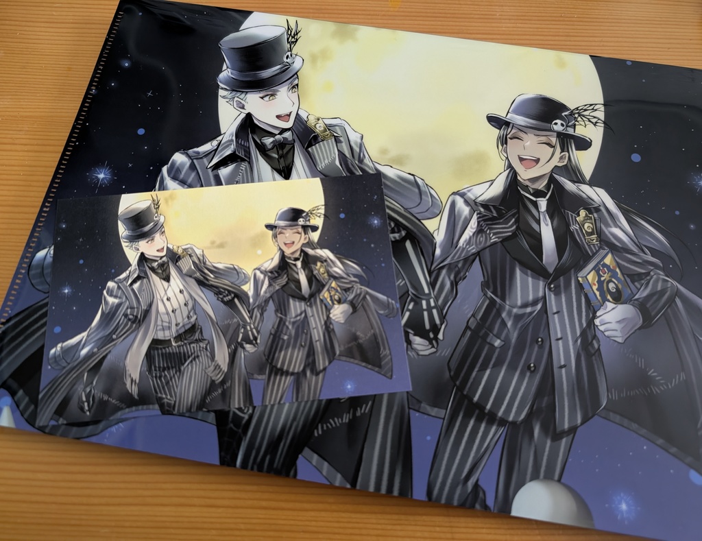 【くつたび】A4クリアファイル&ポストカードセット