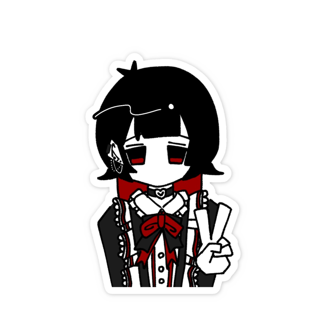 カワイイジョシ ステッカー