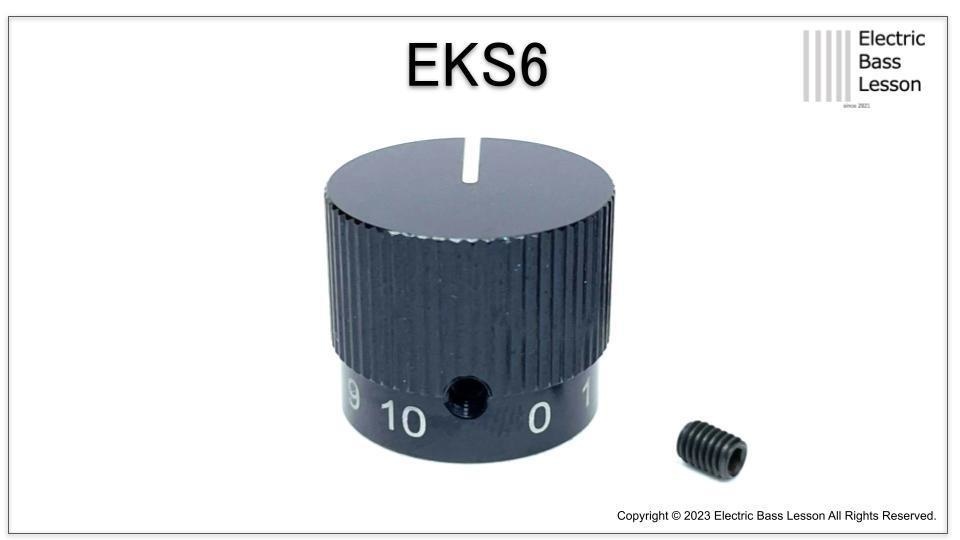 エレキベース/エレキギター用 数字/マーカーライン付きアルミ製コントロールノブ(販売中)