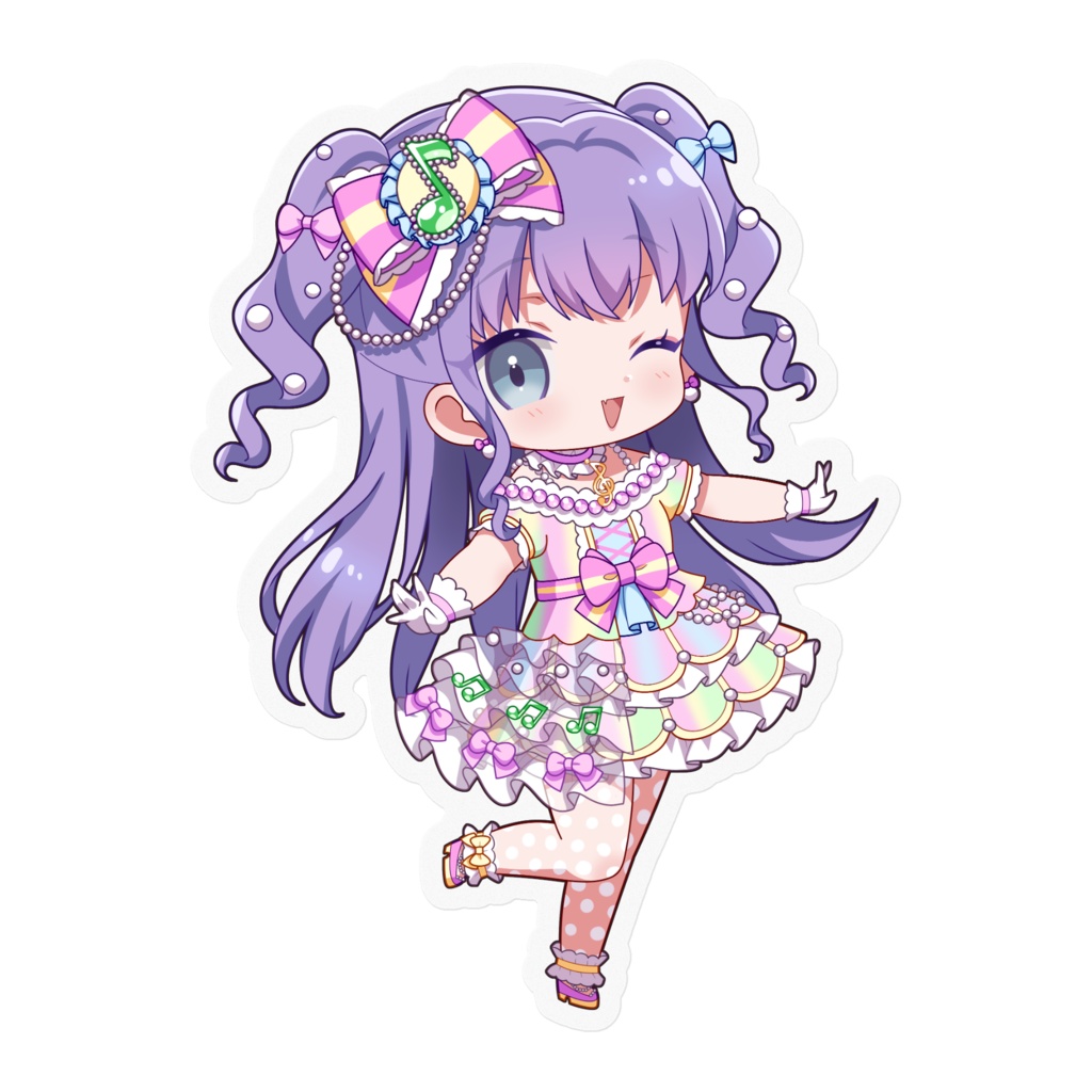 虹詩　ゆめ　シール《アイドル》