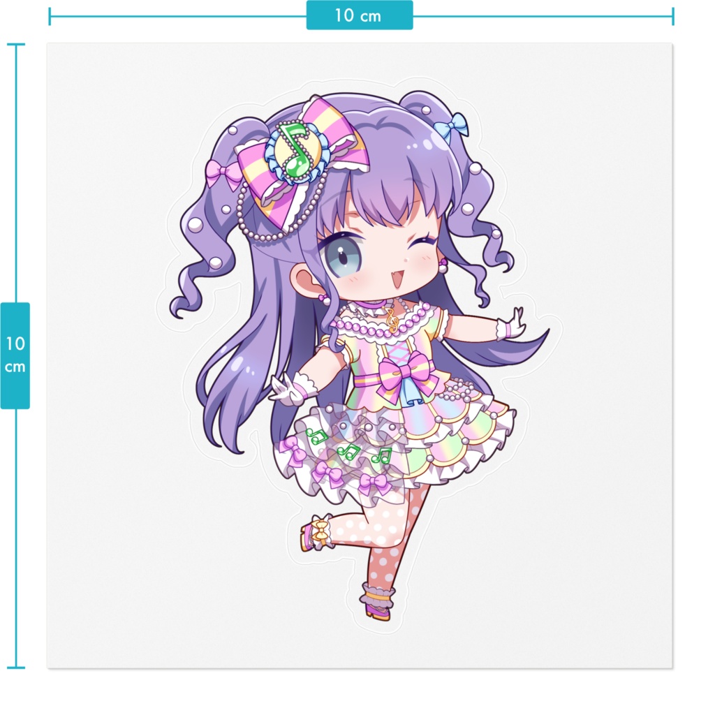 虹詩 ゆめ シール《アイドル》